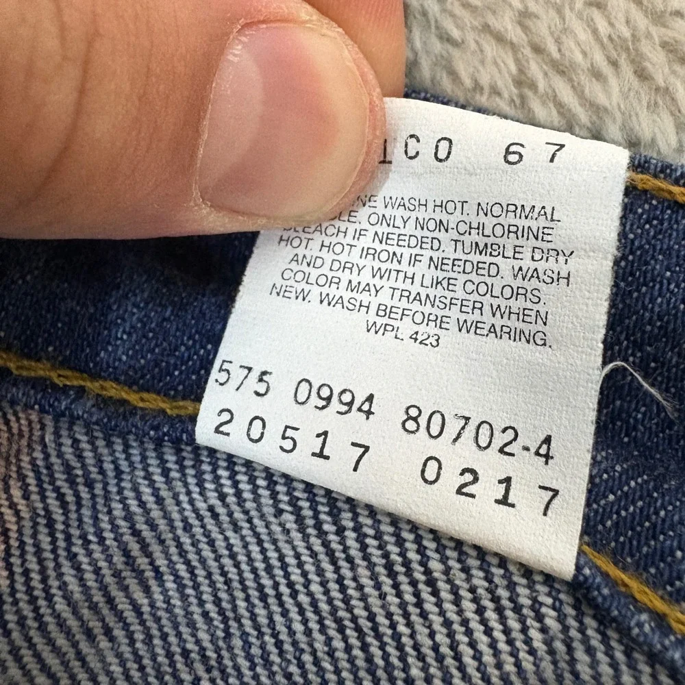 Levi's Jeans Men 32x30 (Fits 32x26) 517 Bootcut Vintage Orange Tab USA Whiskered